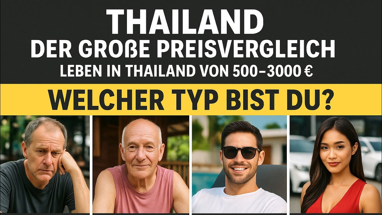Leben in Thailand mit 500 bis 3.000 € im Monat – Der große Kostenvergleich 2025!
