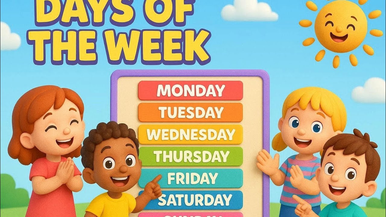 📅🌟 Days of the Week Song for Kids 🌟📅