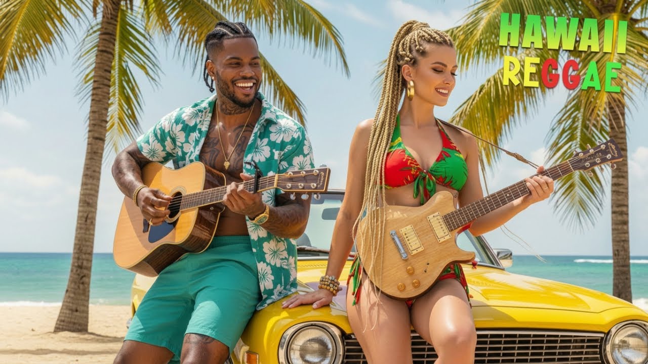 🌴 Tropical Reggae Island Vibes – Calm Hawaiian Grooves All Day 🌊