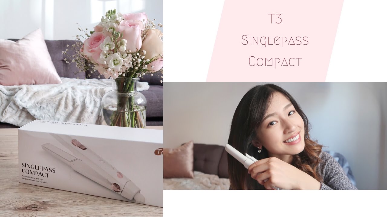First Time Using T3 SinglePass Compact Iron | theresakong