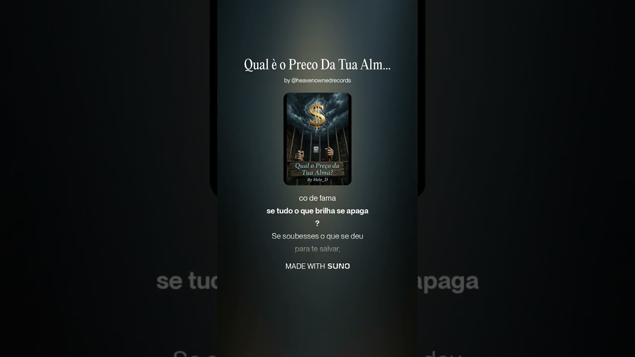 Qual é o Preco Da Tua Alma?