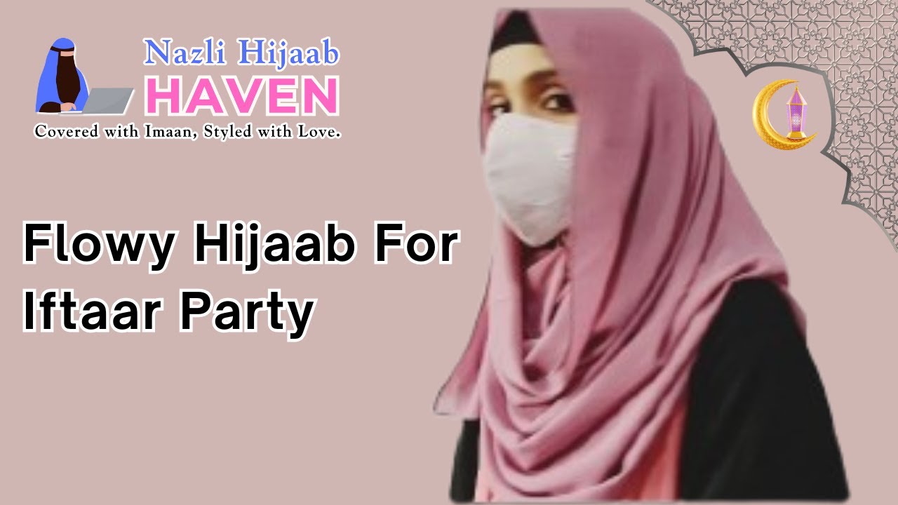 Flowy Hijab Style for Iftar Party | Elegant Ramadan Hijab Tutorial #Shorts