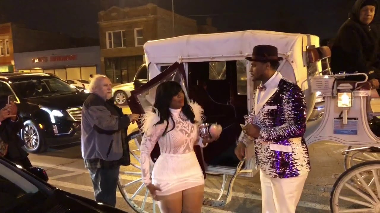 Players ball 2017 SHOW SHOCKING SHION & MARIE FIRE 🔥 RED killed em with the Horse and carriage