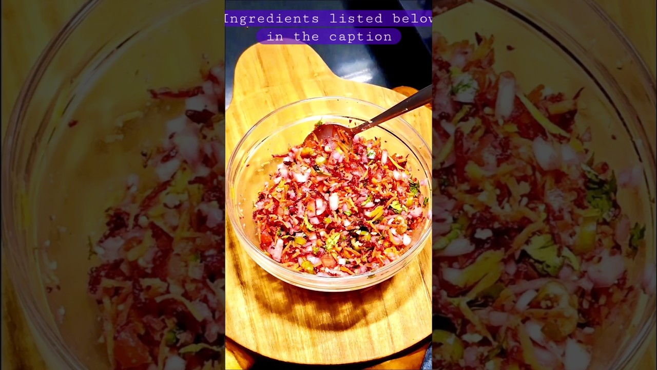 Koshimbir recipe without Dahi (in Marathi and English)......INGREDIENTS 👇🏻👇🏻👇🏻