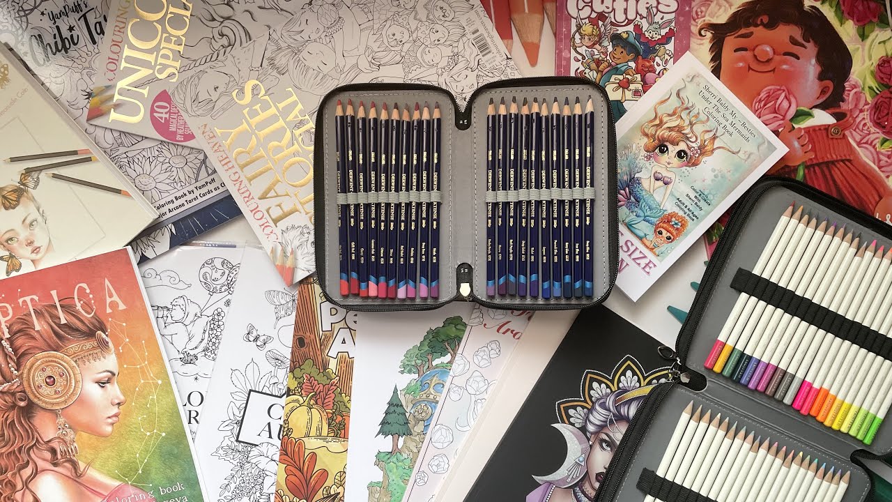 Nové omalovánky a pastelky 🤩 / Adult Coloring HAUL