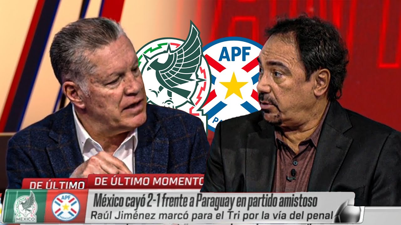 ¡VERGUENZA TOTAL! México PIERDE vs Paraguay 2-1, Aguirre NO TIENE Ni Idea que está Pasando.