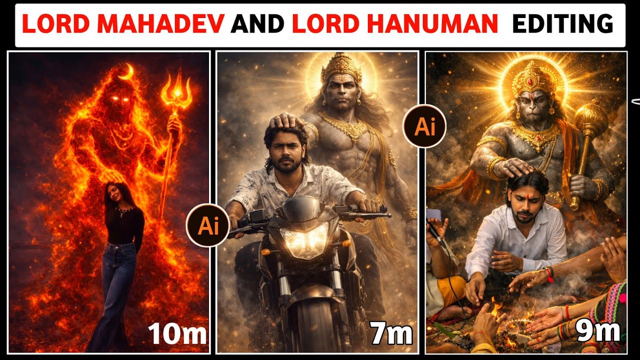 Trending Lord Hanuman Video Editing | Lord Hanuman Viral Instagram Reels Editing Tutorial 