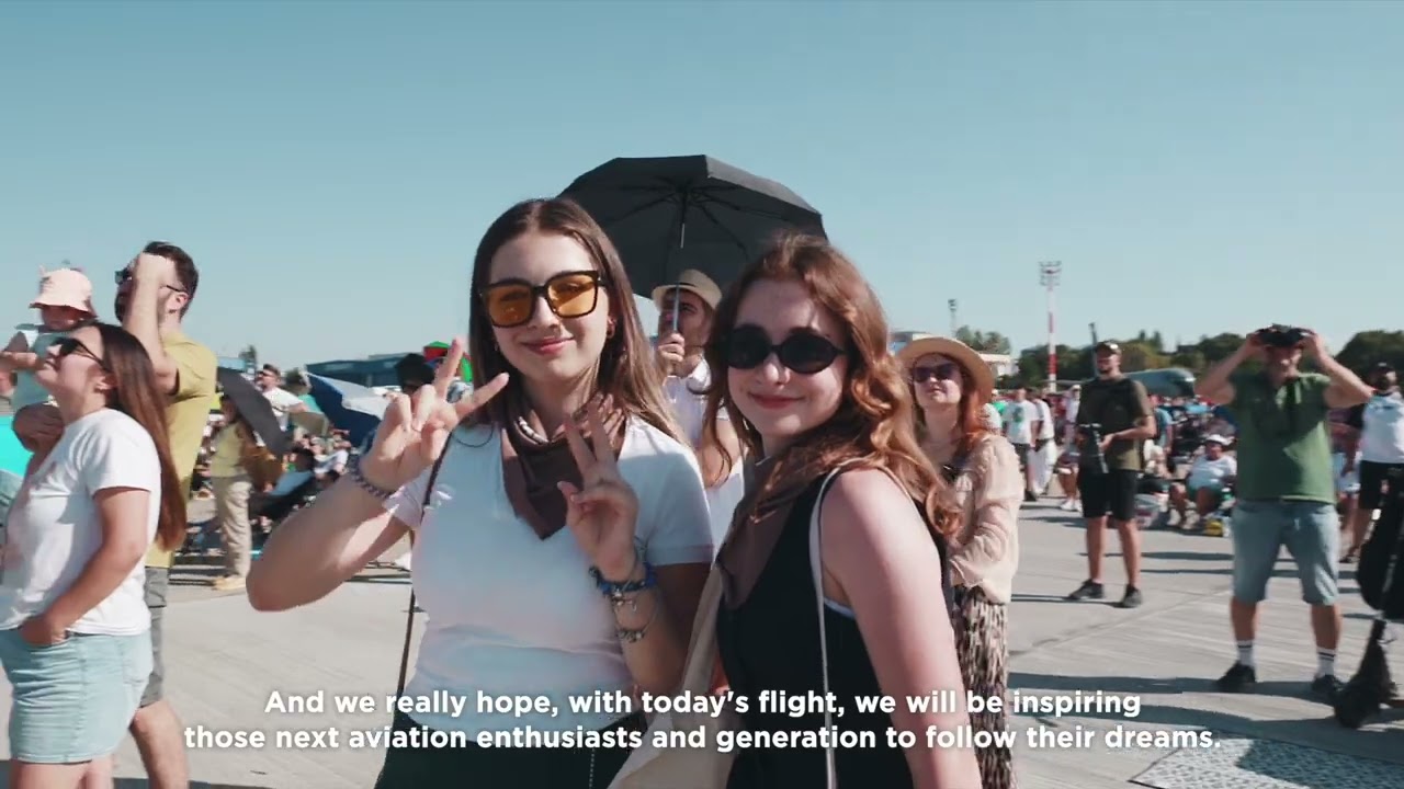 Wizz Air at Bucharest International Air Show 2025 ✈️
