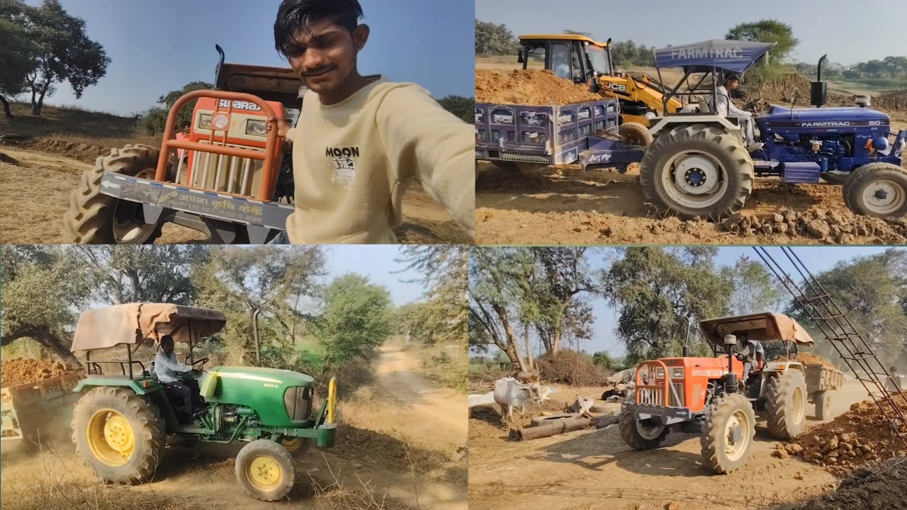 आज हमारे घर का पुराव हो रहा है तो JCB SAWRAJ 855 4X4
