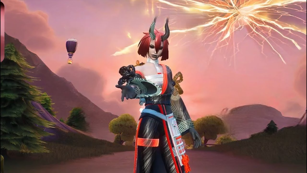 Fortnite Blitz Royale Full Round with Voidburn Restored Night Rose Skin