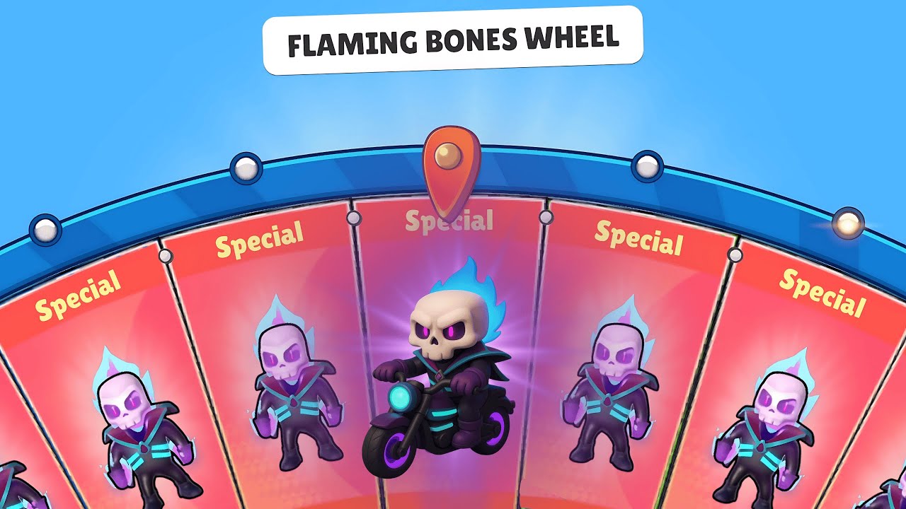 FLAMING BONES THE MOST DIFICULT SKIN I GOT 😭