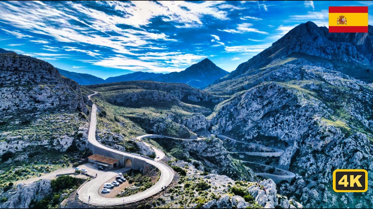 🇪🇸 Scenic drive through Peaks and Cliffs of Nus de Sa Corbata, Mallorca, Spain #4k #travel #gopro