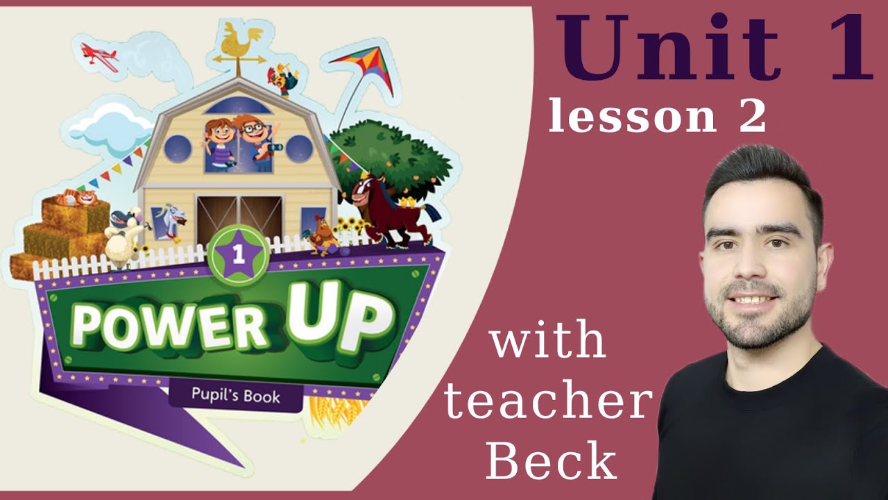 Power Up 1 Unit 1 Lesson 2: Vocabulary 2 & Prepositions | Learn English with Teacher Beck