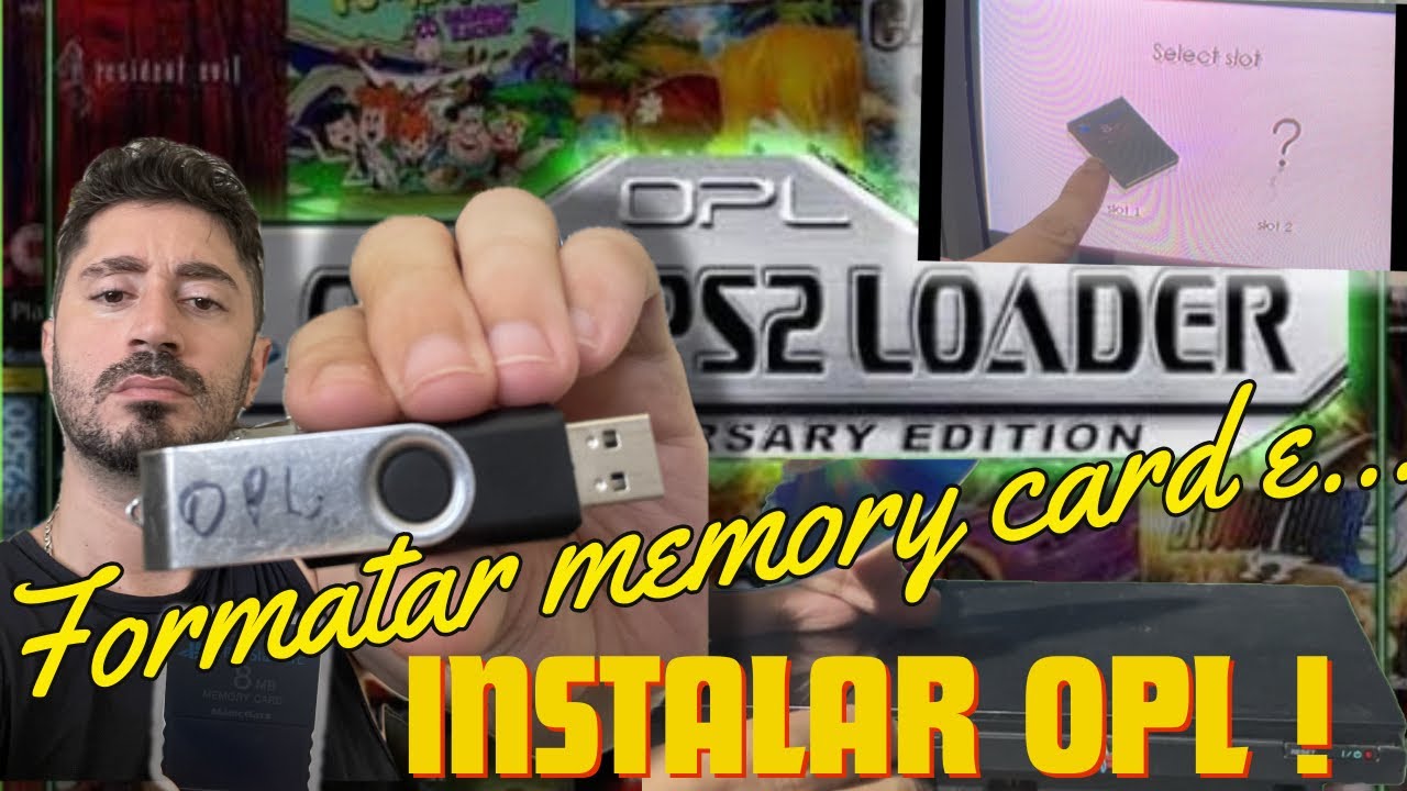 COMO INSTALAR OPL NO PS2 E FORMATAR O MEMORY CARD *para iniciantes*