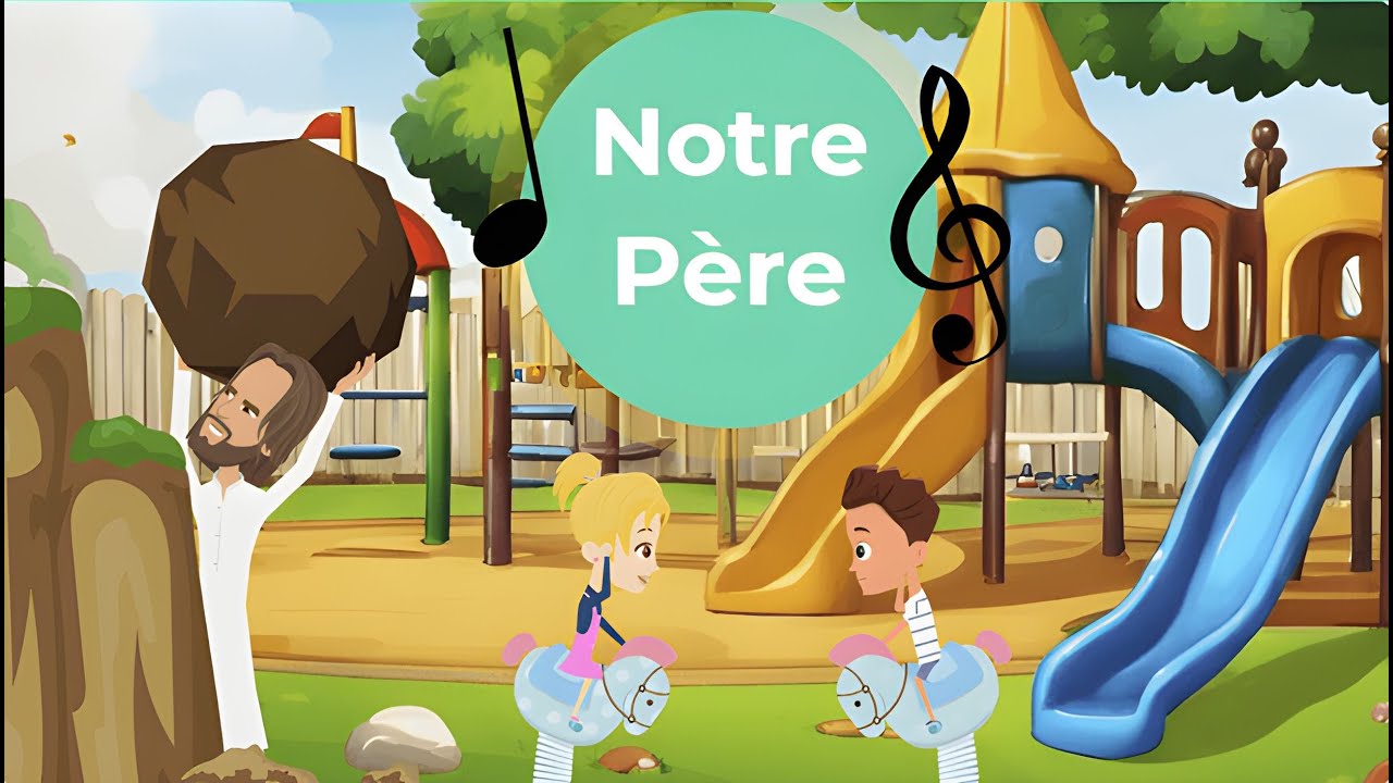 La pri&egrave;re de Notre P&egrave;re 🎶 | Chant chr&eacute;tien pour enfants (Avec paroles) | Amis de J&eacute;sus