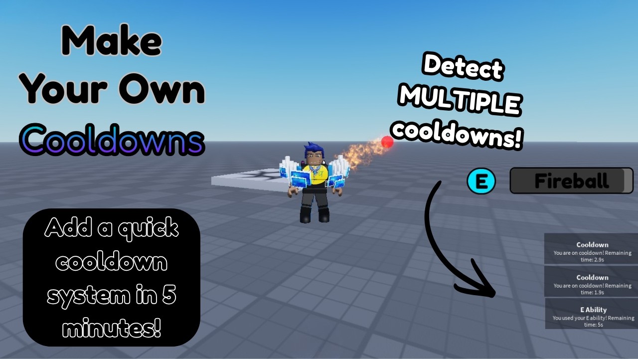 Script a COOLDOWN SYSTEM in 5 MINUTES | Roblox Luau 2026 Tutorial