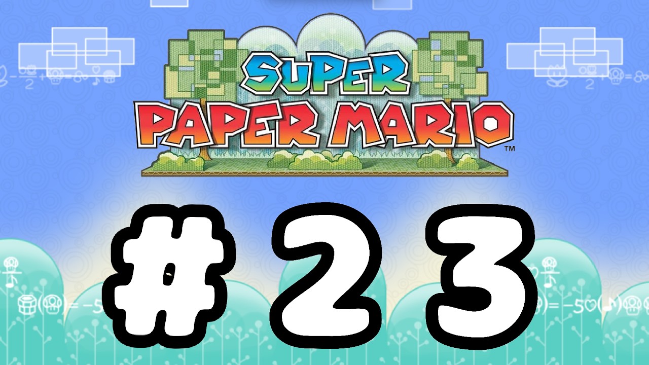 Zwei Städte auf den Kopf flippen | Part #23 von Let's Play Super Paper Mario (German)