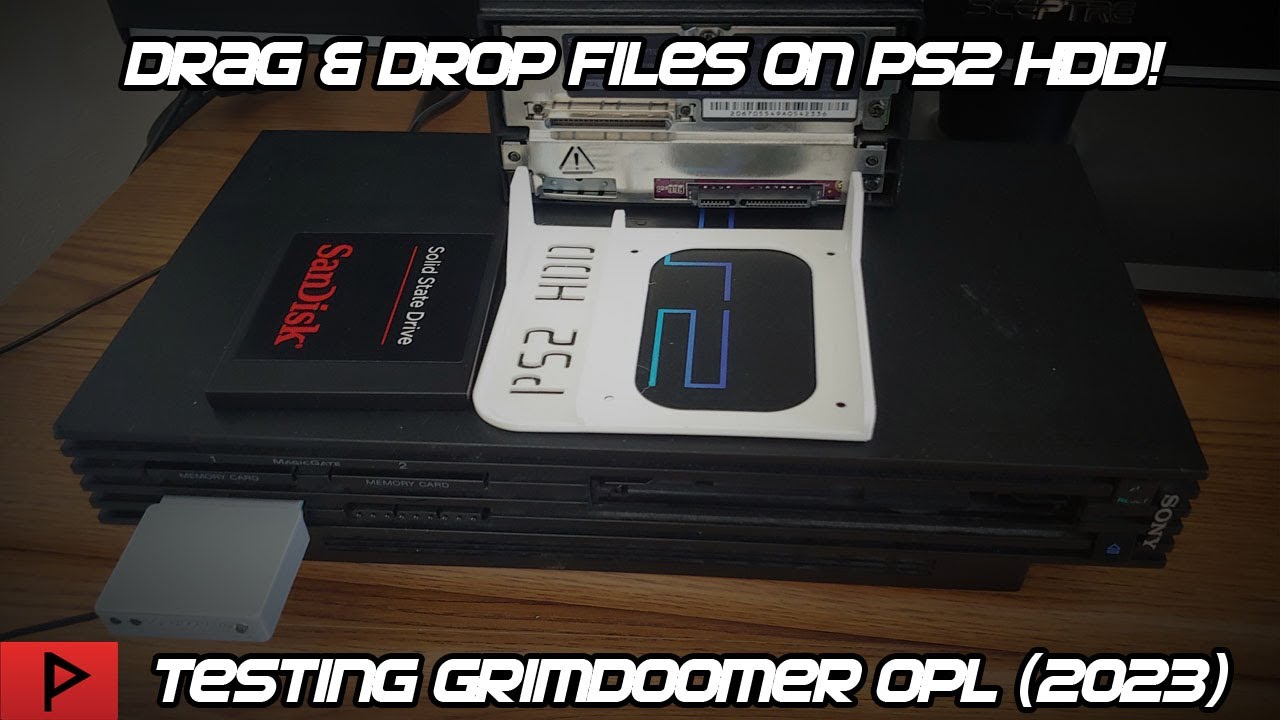 Drag and Drop PS2 Game Files on Large PS2 Hard Drives Using GrimDoomer OPL Build (Tutorial 2023)