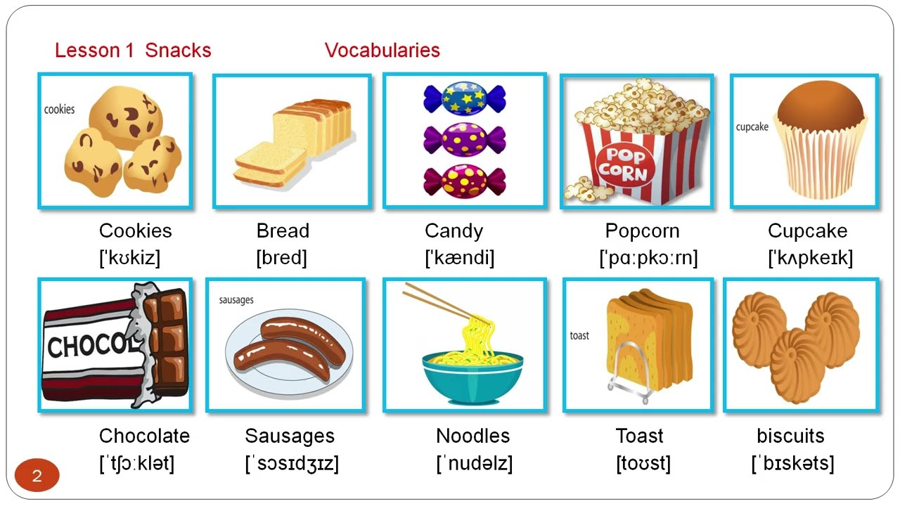 Lesson 1 Snacks