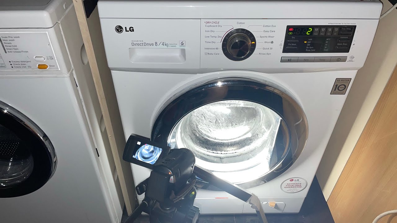LG DirectDrive F1496AD 6-Motion Washer Dryer - Wool 40ºC + Low Temp Dry