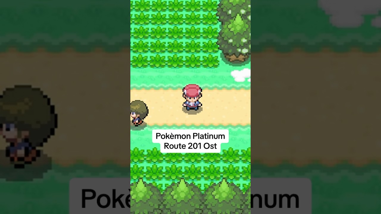 Pokemon Platinum Route 201 The real beginning of the adventure Hope you like it🎶🎶 #pokemon #gba
