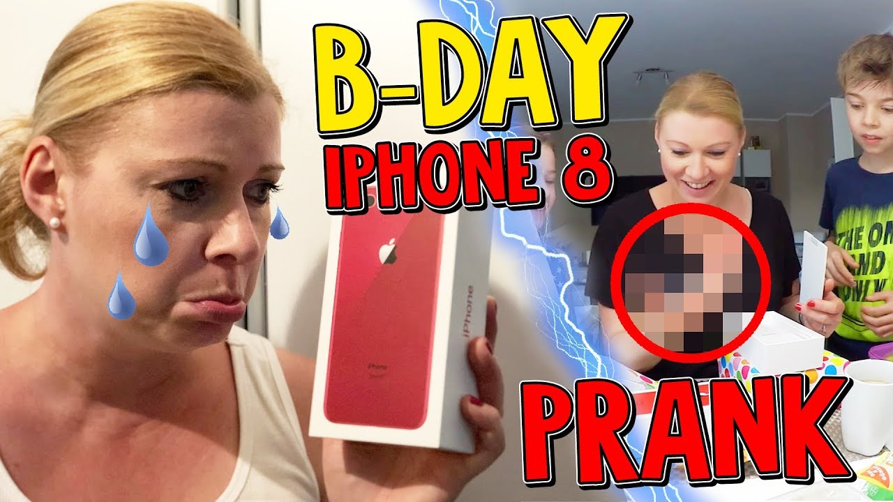 IPHONE 8+ RED PRANK + NEUES AUTO zum Geburtstag 😈 Lulu & Leon - Family and Fun
