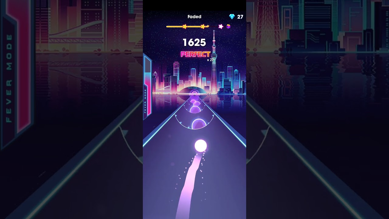 [beat roller] faded |rolling game| alan walker. 3 stars