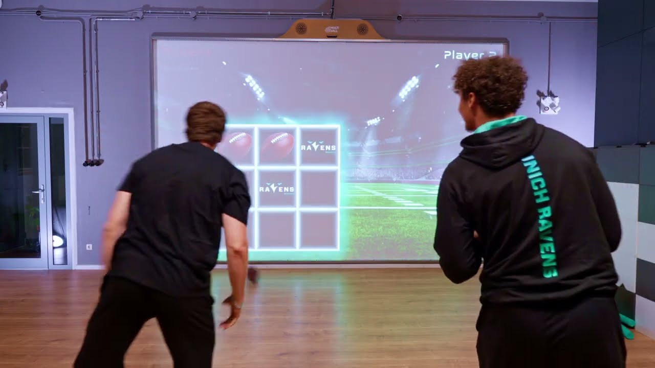 Interactive American Football Training - Munich Ravens - MultiBall (with ENG subtitles)