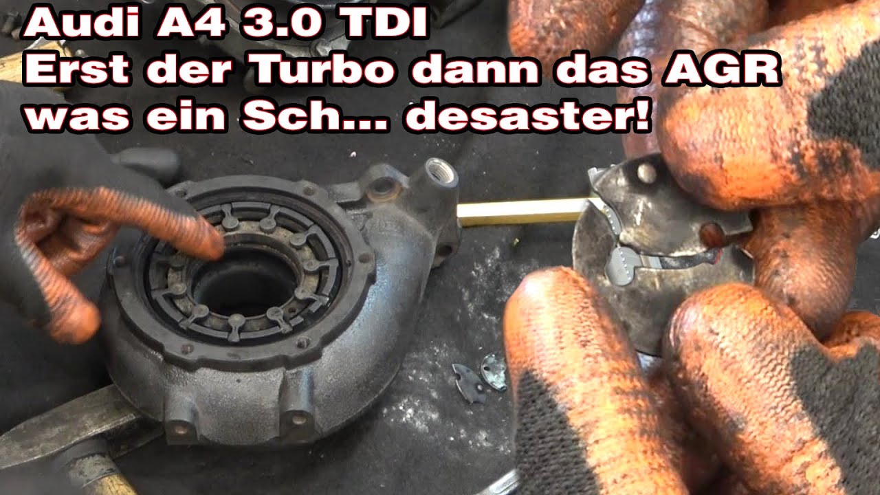 Audi A4 3.0 TDI (B7) – Turbolader & AGR-Ventil Wechsel | DIY Reparatur Anleitung