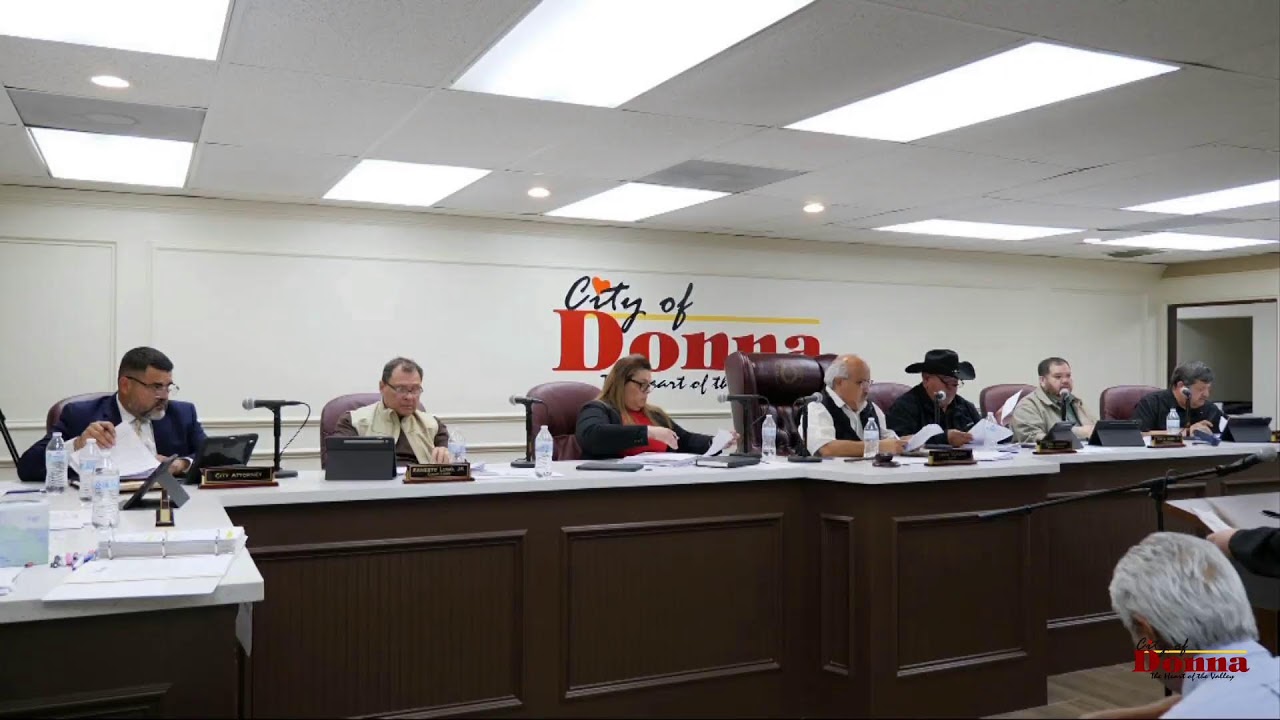 Special City of Donna Council Meeting 12-15-2025..