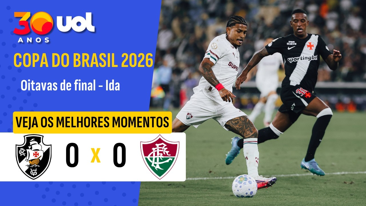 VASCO 0 X 0 FLUMINENSE | MELHORES MOMENTOS | COPA DO BRASIL 2026