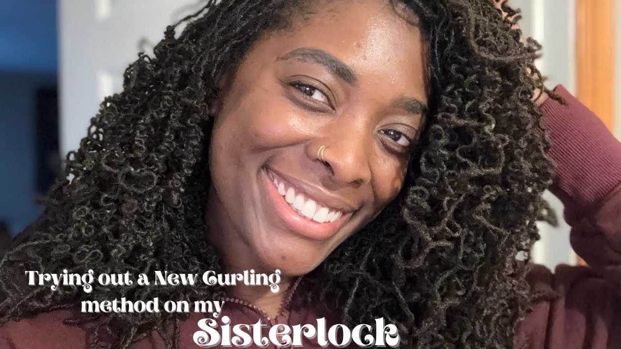 Valentine's Day Sisterlocks Curls That Look Good AND Feel Easy| DrkNlvely