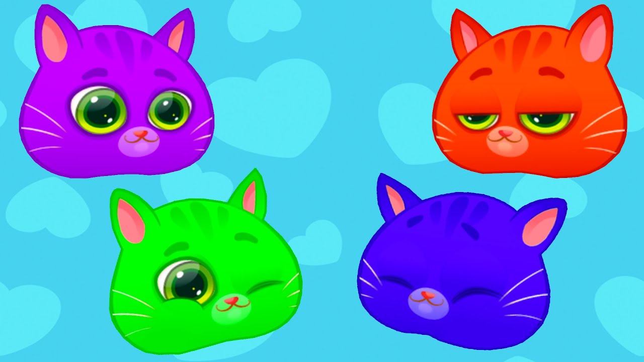 Суровый КОТИК БУБУ #87. Разноцветный Зомби кот. Мультик ИГРА про котят на Игрули TV