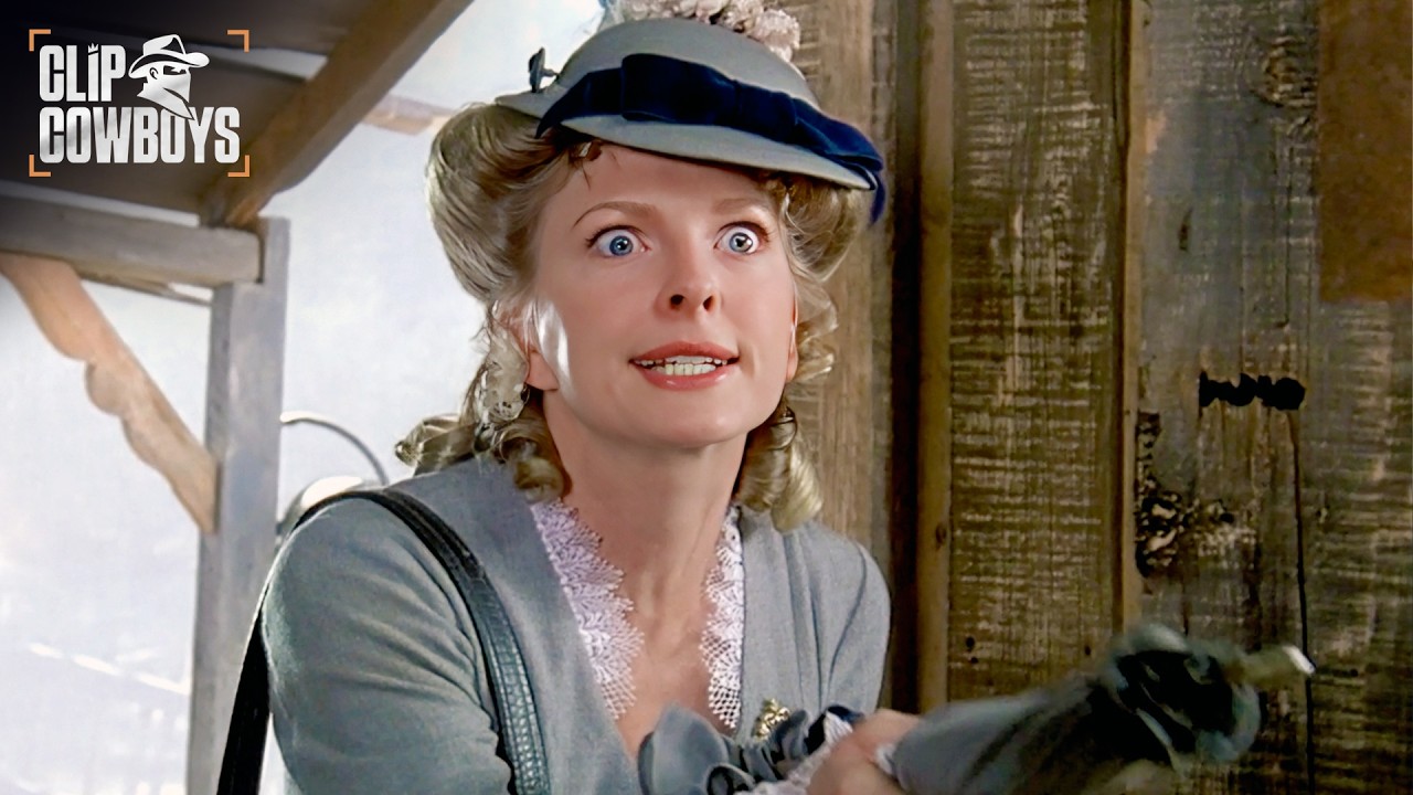 Town Goes Mad Over Beautiful Newcomer (Opening Scene) | Wagons East