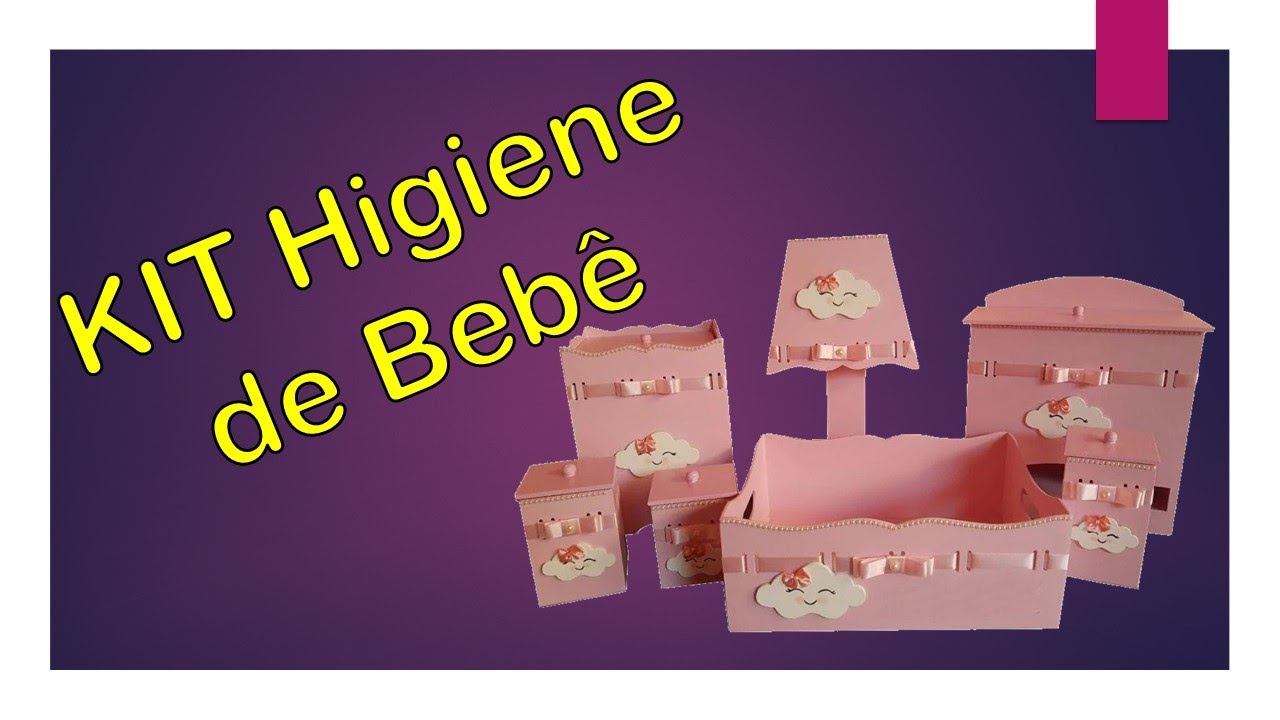 Kit Higiene para Bebê (Decoração) DIY