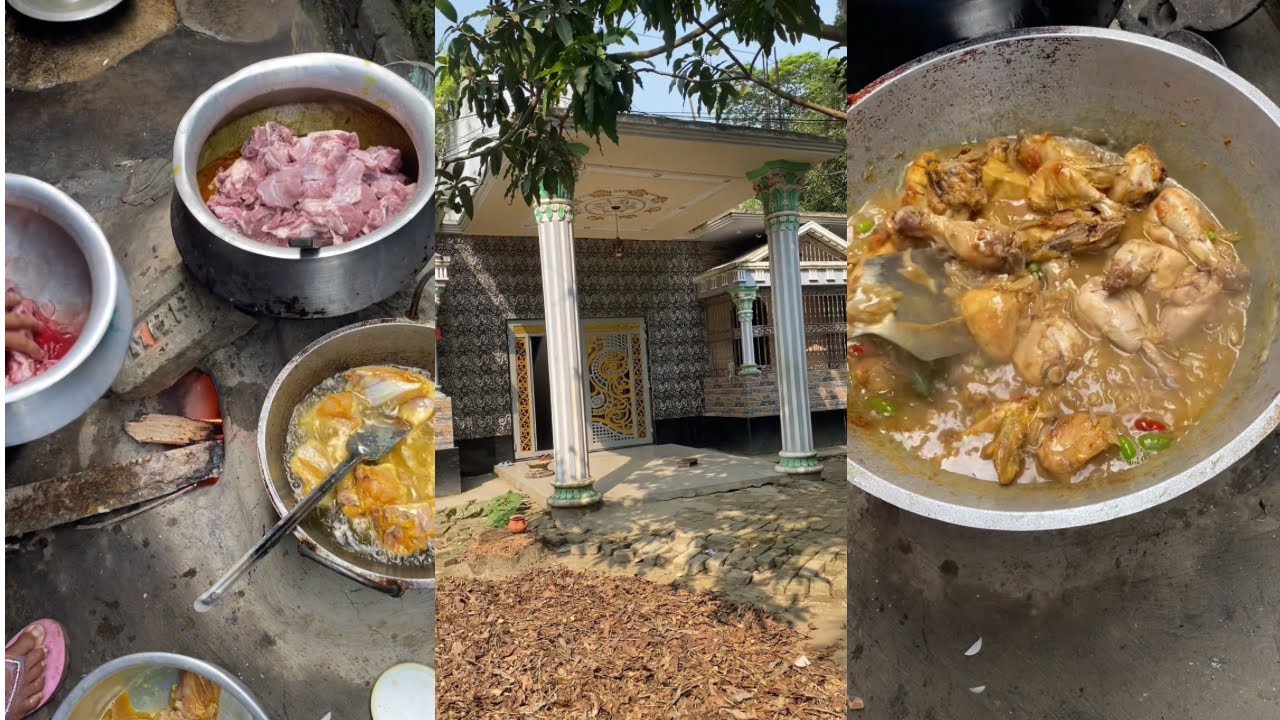 গ্রামে নানা বাড়িতে বিশেষ অতিথির জন্য হারি ভর্তি নানির হাতের মজাদার খাবার 