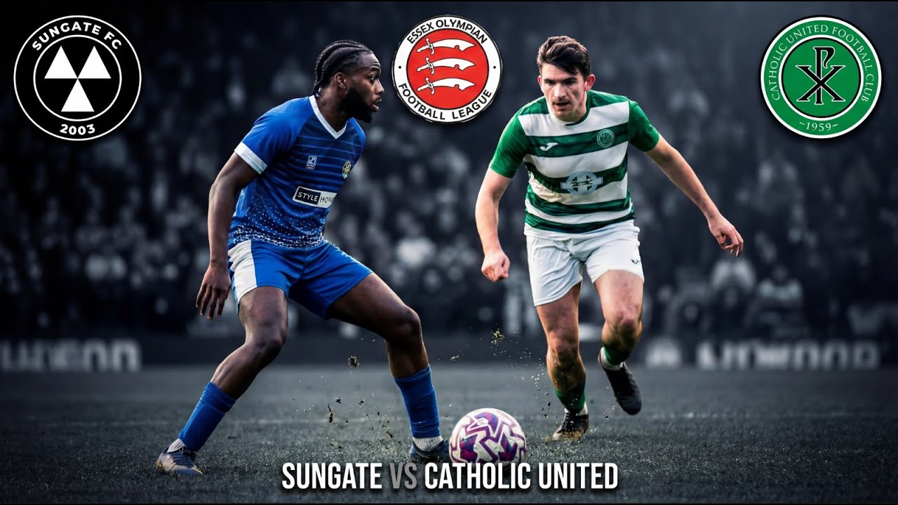 ProKit UK Essex Olympian Football League | Sungate FC vs Catholic United