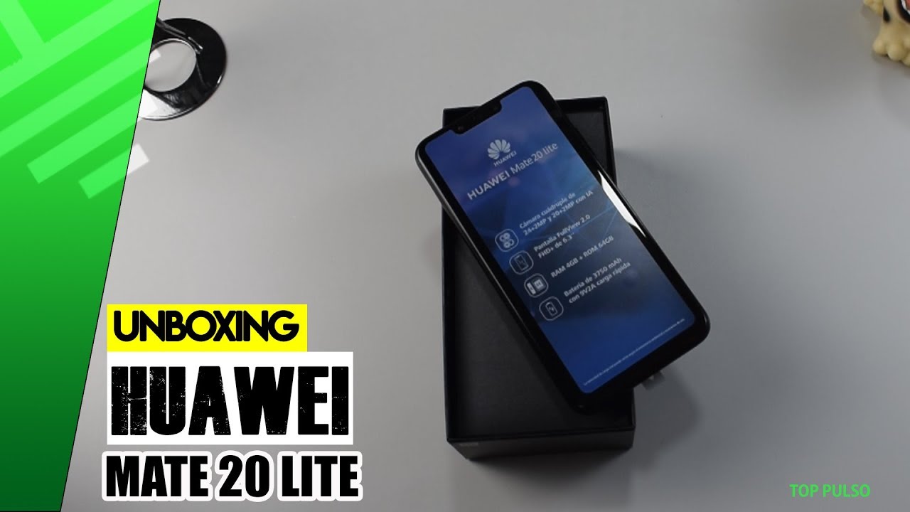 Huawei Mate 20 Lite | Unboxing En Español | Top Pulso