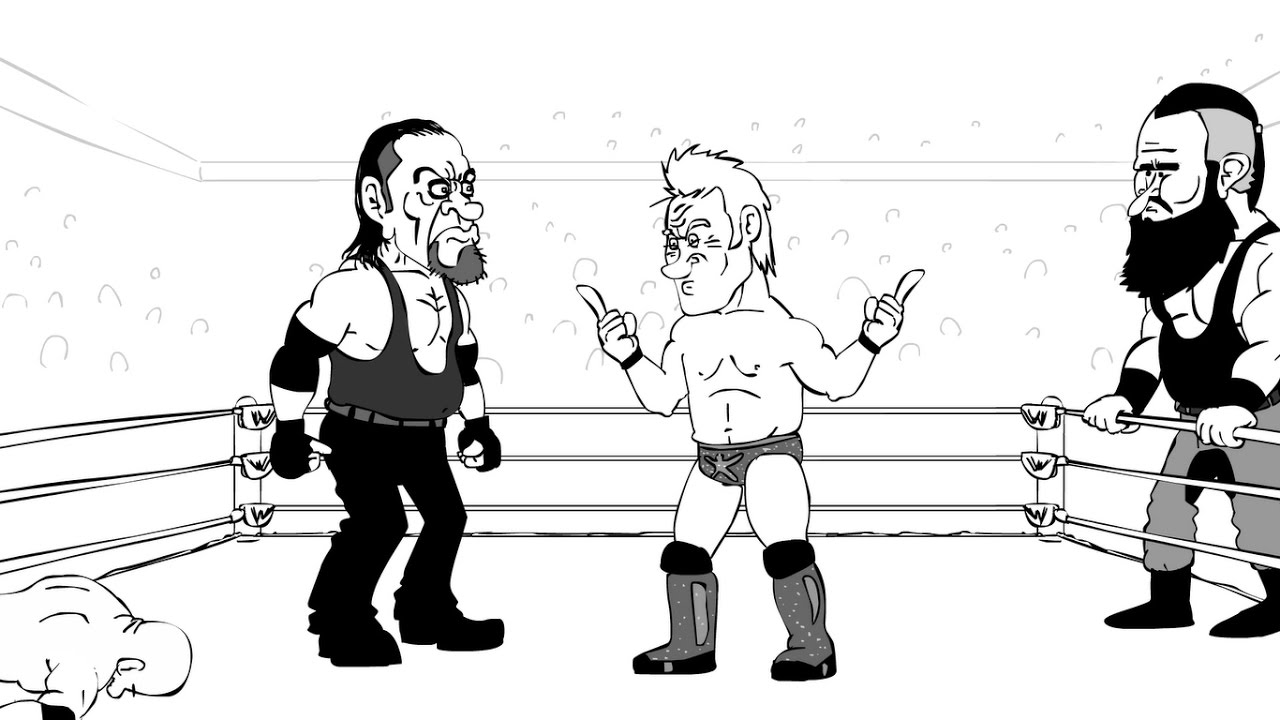 WWE Royal Rumble Cartoon feat. Bill Goldberg, Brock Lesnar, The Undertaker, Finn Balor and more