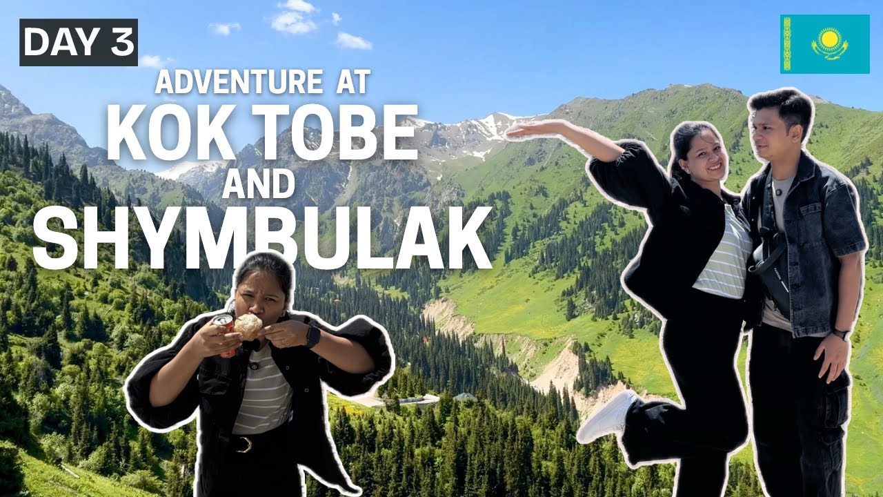 Almaty Vlog Day 3 🇰🇿 | Shymbulak Mountains & Kok Tobe Cable Car | Kazakhstan Must Visit !