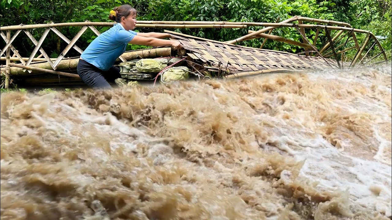 Flood Recovery - Repairing a Bridge Swept Away by Floods