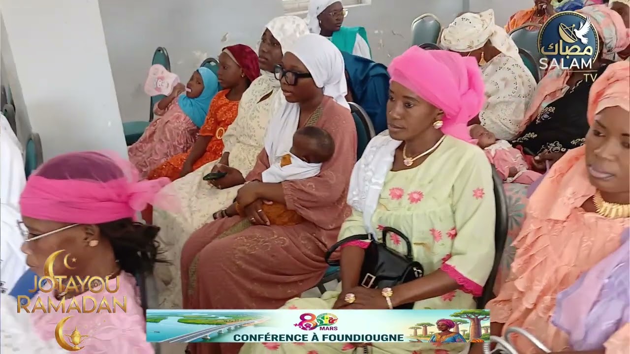 Conference Foundiougne 8 mars 2026 Par Ahmadou moukhtar Gueye