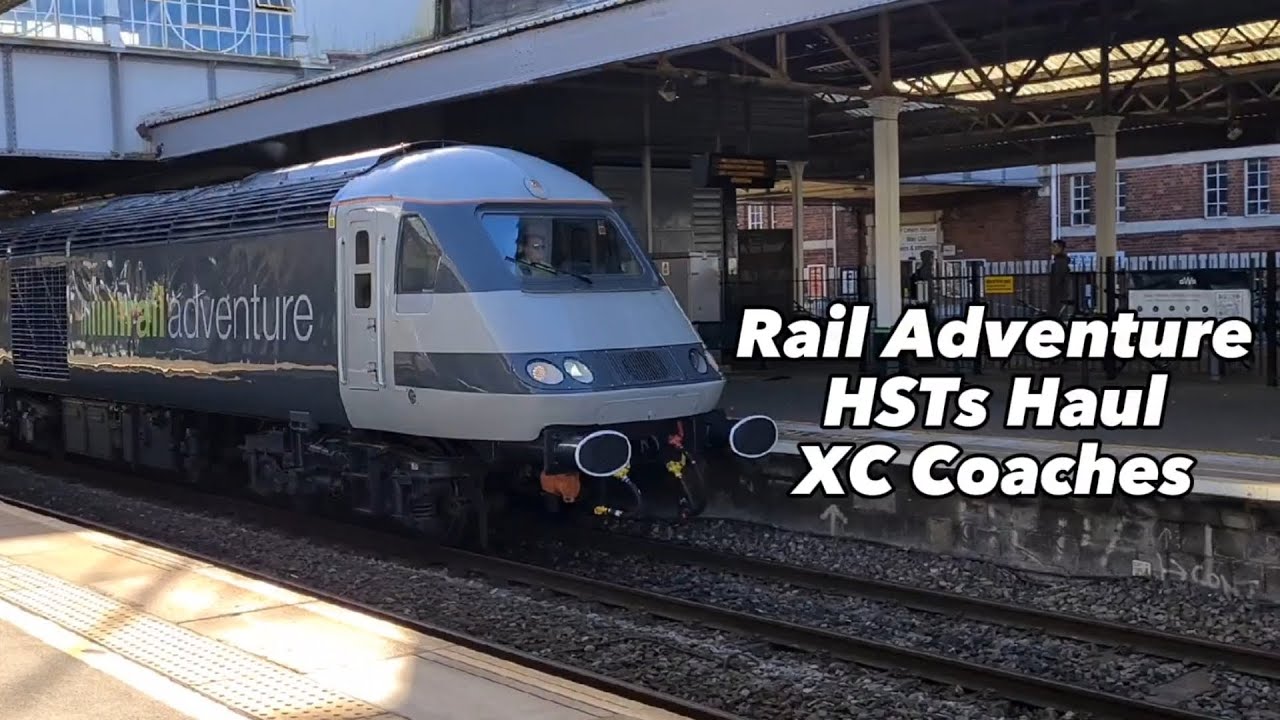 Rail Adventure HSTs Haul Cross Country Coaches For Scrap From Laira Depot With Tones [13-14/10/2023]