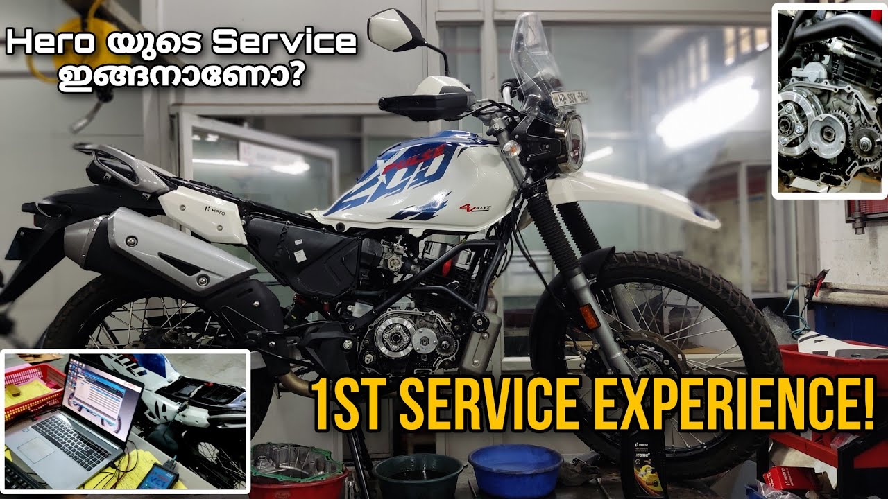 Hero യുടെ Service ഇങ്ങനാണോ??1st Service Experience!