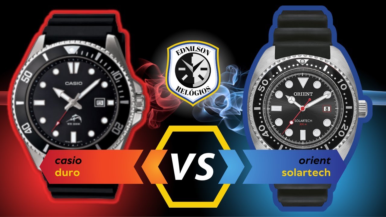 Comparativo de Relógios: Casio Duro vs. Orient SolarTech - Qual é a Melhor Escolha?