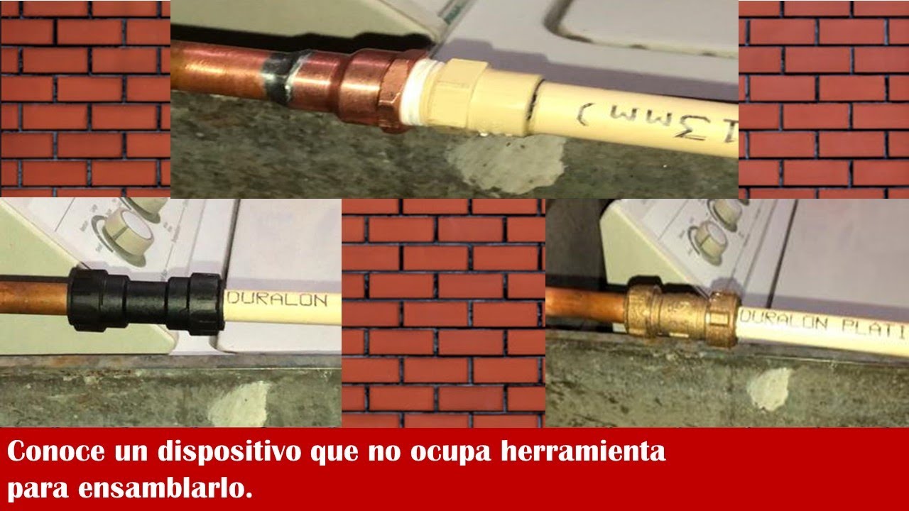 Como unir tubo de cobre a cpvc con 3 métodos | caso 1 (1/2 cobre a 1/2 cpvc).