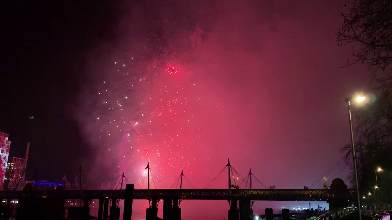 2020 NYE Fireworks @ London