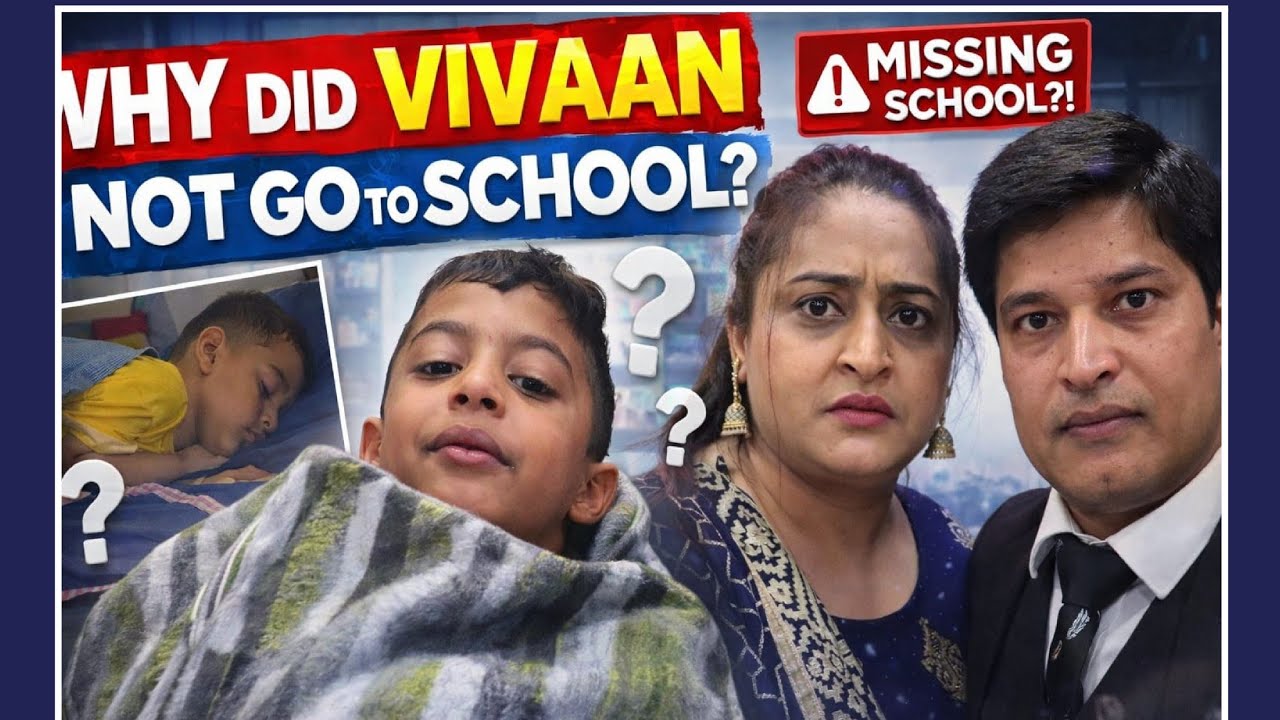  Vlog-17 ||Why did Vivaan skip School?|| #uthappa #dailyvideo #schoolbunk #