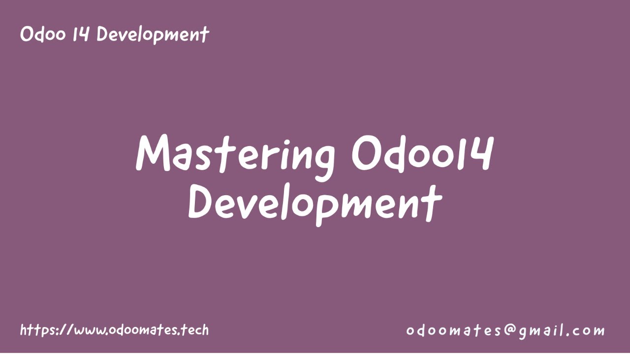 2. How To Create Module In Odoo 14 || Odoo 14 Development || Odoo Technical Training