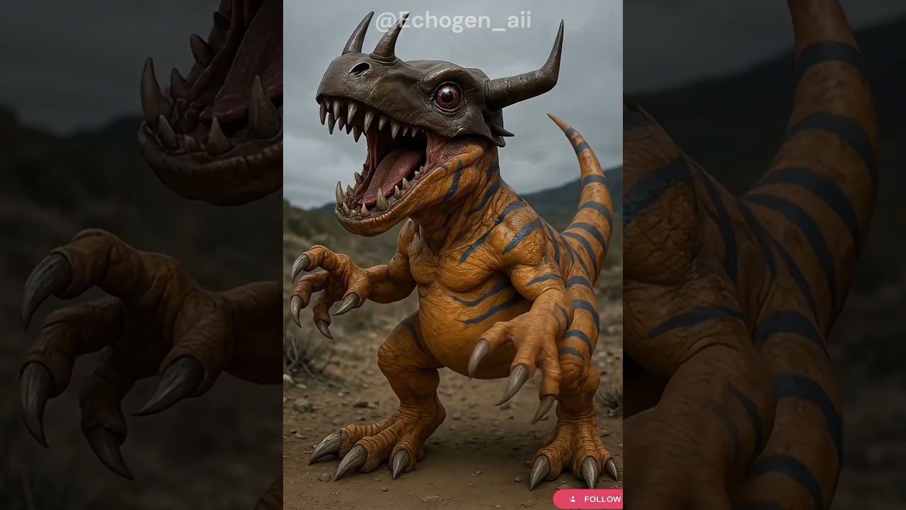 Real Life Digimons Evolution 2 #digimon #agumon